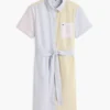 Multistripe Oxford Shirtdress