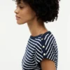 Nautical Gold-Button Boatneck T-Shirt Nautical Gold-Button Boatneck T-Shirt