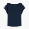 Nautical Gold-Button Boatneck T-Shirt Nautical Gold-Button Boatneck T-Shirt