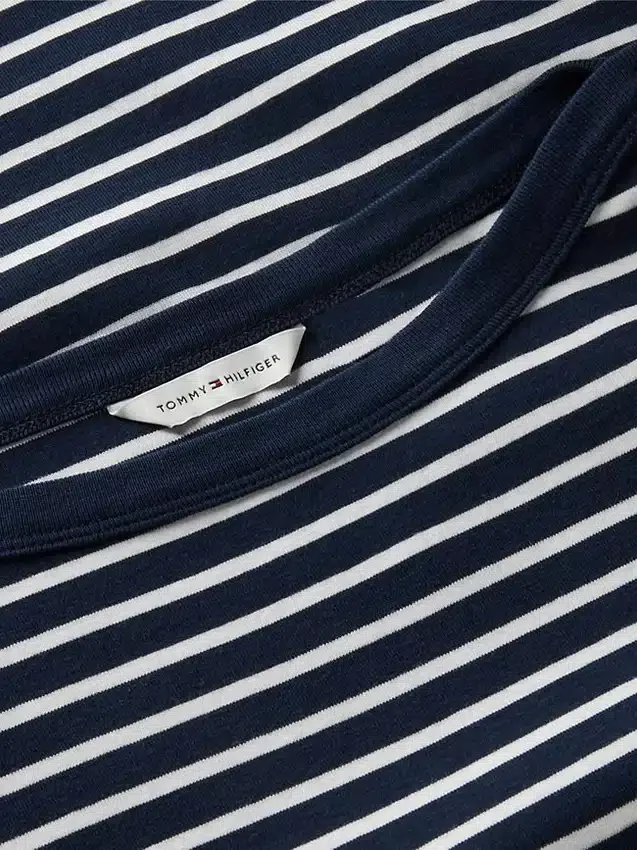 Nautical Gold-Button Boatneck T-Shirt Nautical Gold-Button Boatneck T-Shirt
