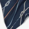 Nautical Rope Print Silk Scarf Nautical Rope Print Silk Scarf