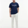 Nautical Script Logo Striped T-Shirt