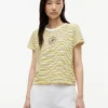 Nautical Script Monogram Striped T-Shirt