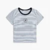 Nautical Script Monogram Striped T-Shirt