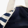 Nautical Stripe Canvas Duffle Bag Nautical Stripe Canvas Duffle Bag