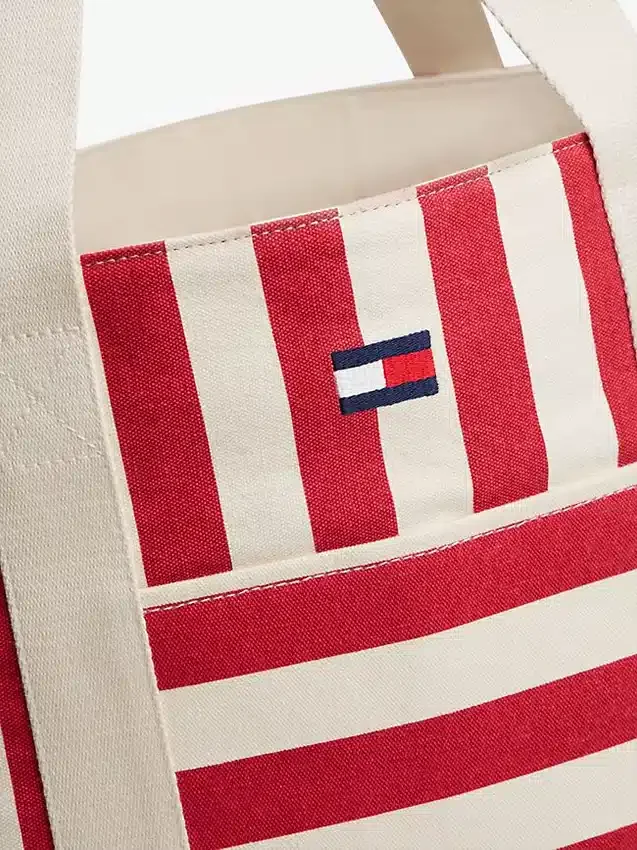 Nautical Stripe Canvas Tote Bag Nautical Stripe Canvas Tote Bag