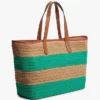 Nautical Striped Crochet Tote Bag Nautical Striped Crochet Tote Bag