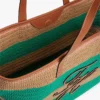 Nautical Striped Crochet Tote Bag Nautical Striped Crochet Tote Bag