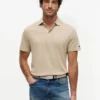 New York Label Cotton-Linen Blend Polo New York Label Cotton-Linen Blend Polo