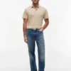 New York Label Cotton-Linen Blend Polo New York Label Cotton-Linen Blend Polo