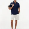 New York Label Cotton-Linen Blend Polo New York Label Cotton-Linen Blend Polo