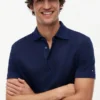 New York Label Cotton-Linen Blend Polo New York Label Cotton-Linen Blend Polo