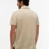 New York Label Cotton-Linen Blend Polo New York Label Cotton-Linen Blend Polo