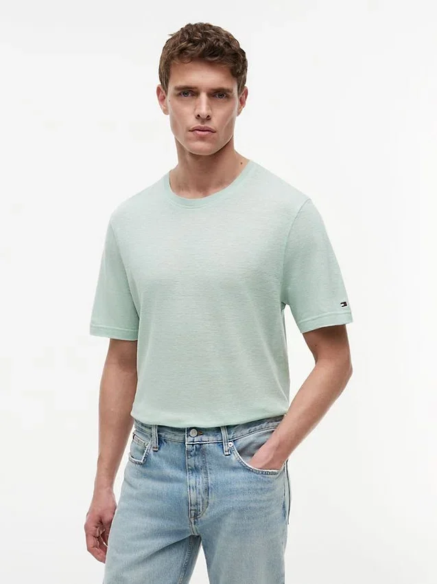 New York Label Cotton-Linen T-Shirt New York Label Cotton-Linen T-Shirt