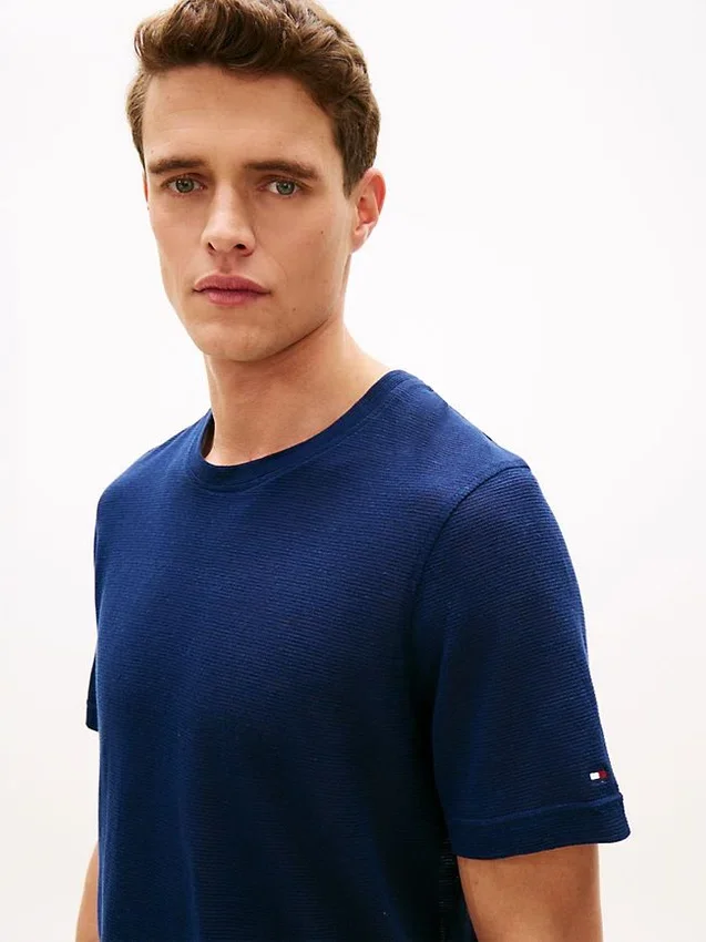 New York Label Cotton-Linen T-Shirt New York Label Cotton-Linen T-Shirt
