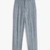 New York Label Glen Plaid Linen Pant New York Label Glen Plaid Linen Pant