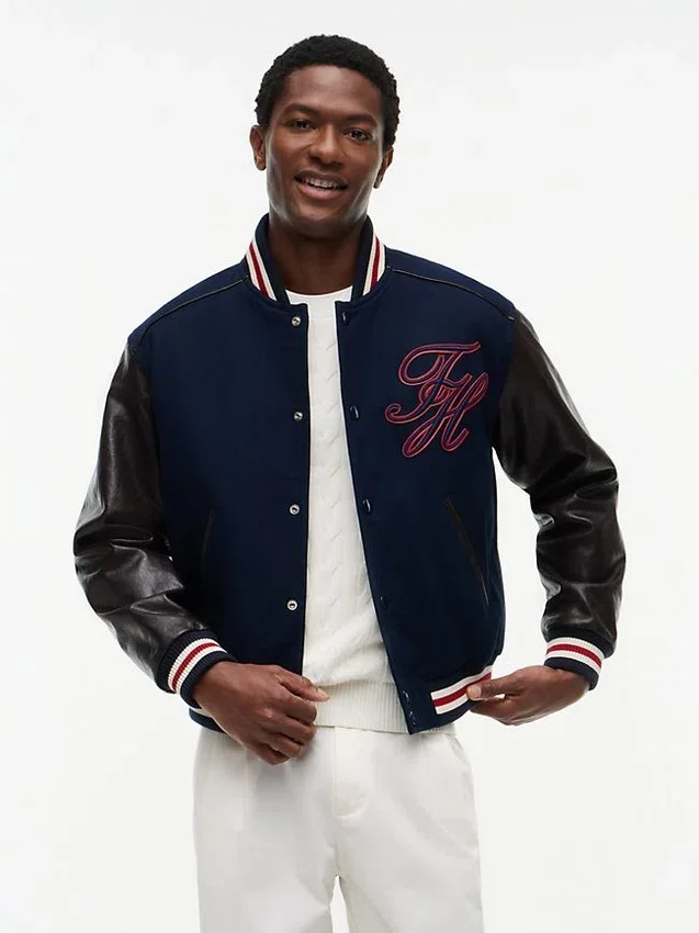 New York Label Mixed Media Jacket New York Label Mixed Media Jacket