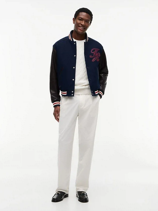 New York Label Mixed Media Jacket New York Label Mixed Media Jacket