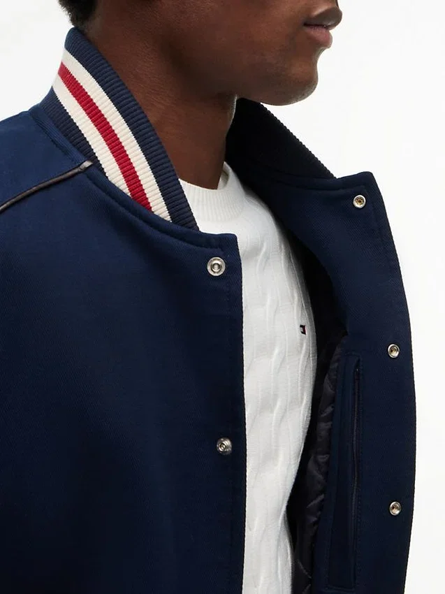 New York Label Mixed Media Jacket New York Label Mixed Media Jacket