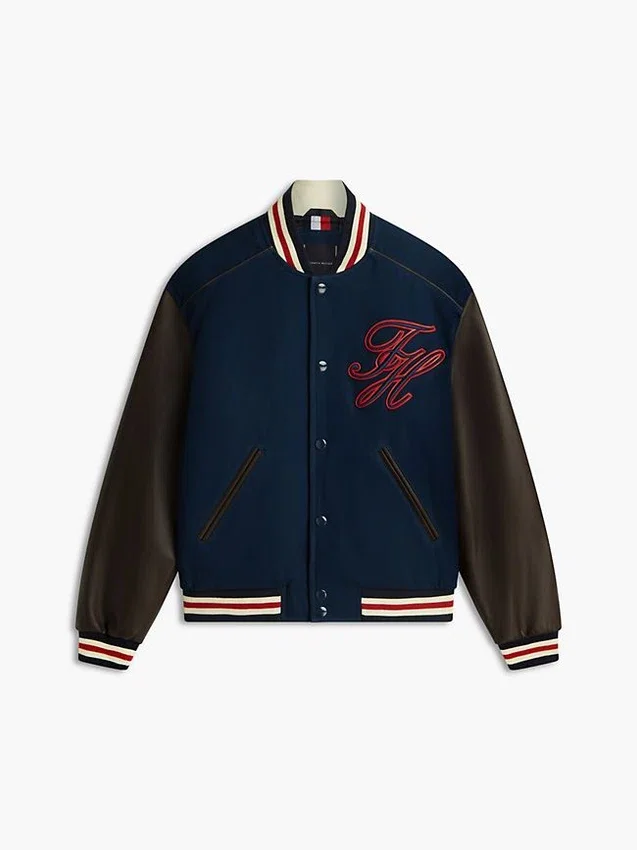 New York Label Mixed Media Jacket New York Label Mixed Media Jacket