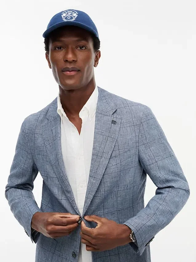 New York Label Regular Fit Linen Blazer New York Label Regular Fit Linen Blazer