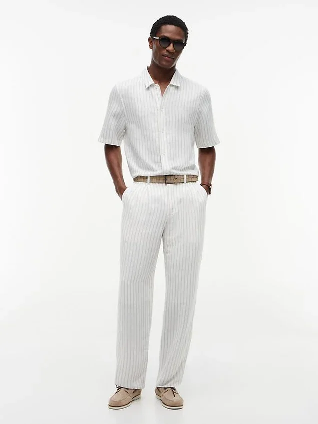 New York Label Relaxed Linen-Blend Shirt New York Label Relaxed Linen-Blend Shirt