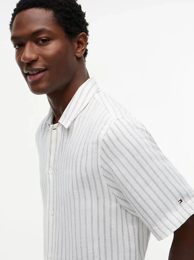 New York Label Relaxed Linen-Blend Shirt New York Label Relaxed Linen-Blend Shirt