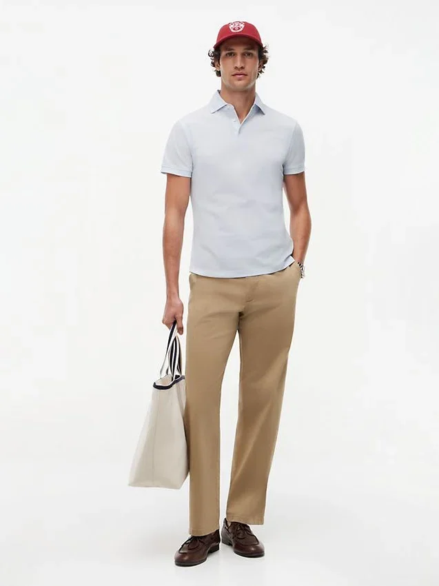 New York Label Slim Fit Mercerized Polo New York Label Slim Fit Mercerized Polo