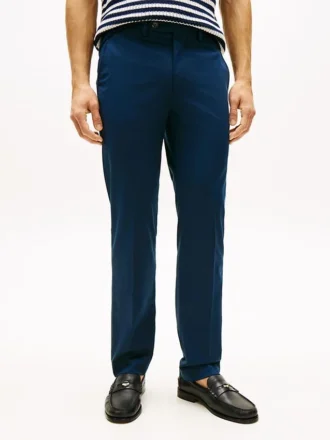 New York Label Straight Fit Chino