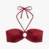 O-Ring Halter Bandeau Bikini Top