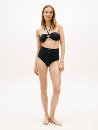 O-Ring High-Rise Bikini Bottom