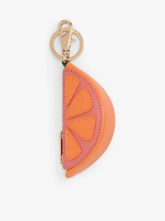 Orange Wedge Coin Purse Bag Charm