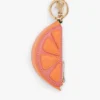 Orange Wedge Coin Purse Bag Charm Orange Wedge Coin Purse Bag Charm