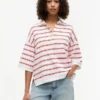 Oversized Fit Striped Polo Oversized Fit Striped Polo