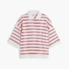 Oversized Fit Striped Polo Oversized Fit Striped Polo