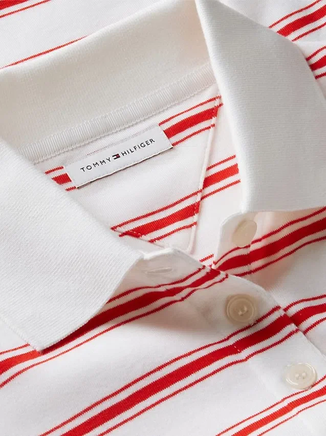 Oversized Fit Striped Polo Oversized Fit Striped Polo