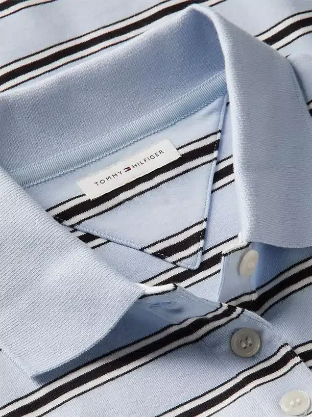 Oversized Fit Striped Polo Oversized Fit Striped Polo