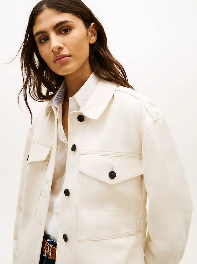 Oversized Twill Utility Shirt Jacket Oversized Twill Utility Shirt Jacket