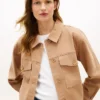 Oversized Twill Utility Shirt Jacket Oversized Twill Utility Shirt Jacket