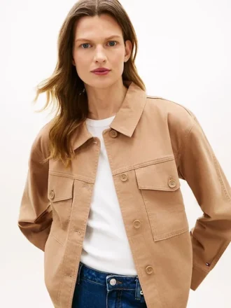 Oversized Twill Utility Shirt Jacket Oversized Twill Utility Shirt Jacket