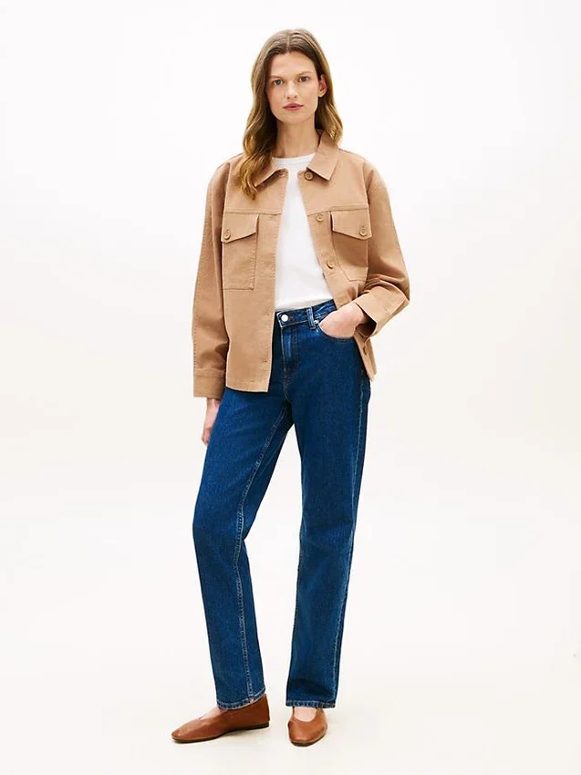 Oversized Twill Utility Shirt Jacket Oversized Twill Utility Shirt Jacket