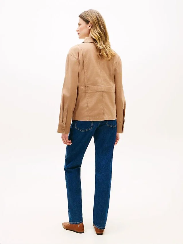 Oversized Twill Utility Shirt Jacket Oversized Twill Utility Shirt Jacket