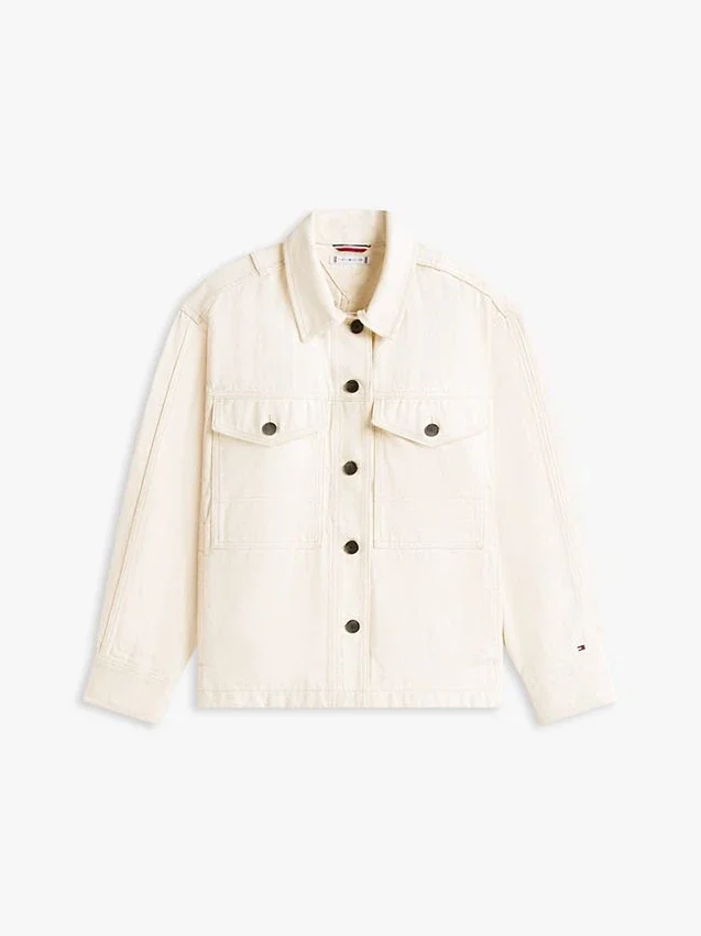 Oversized Twill Utility Shirt Jacket Oversized Twill Utility Shirt Jacket