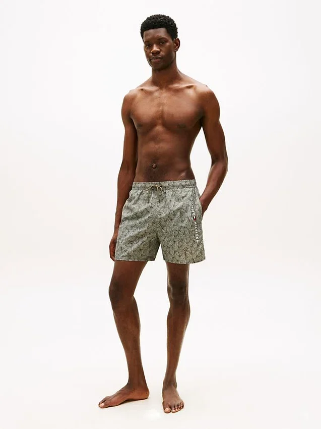 Palm Leaf Print 7″ Swim Trunk Palm Leaf Print 7″ Swim Trunk