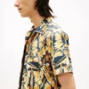 Palm Leaf Print Paper-Touch Camp Shirt Palm Leaf Print Paper-Touch Camp Shirt