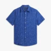 Palm Print Jacquard Shirt