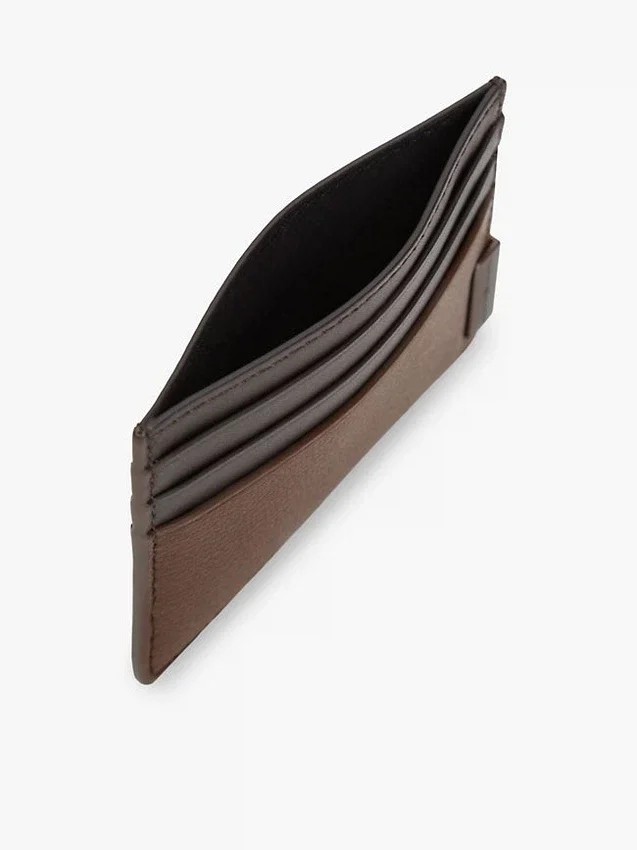 Pebbled Leather Card Holder Pebbled Leather Card Holder