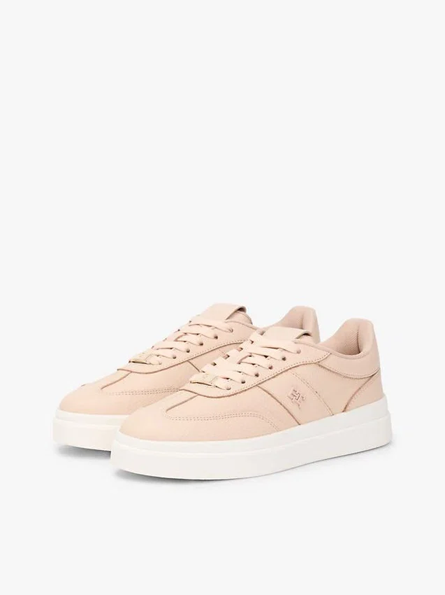 Pebbled Leather Court Sneaker Pebbled Leather Court Sneaker