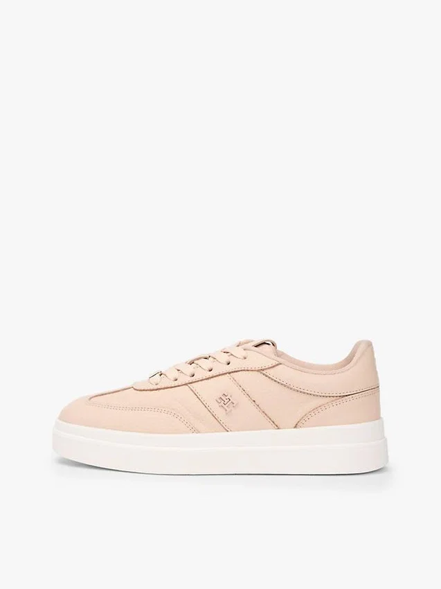 Pebbled Leather Court Sneaker Pebbled Leather Court Sneaker