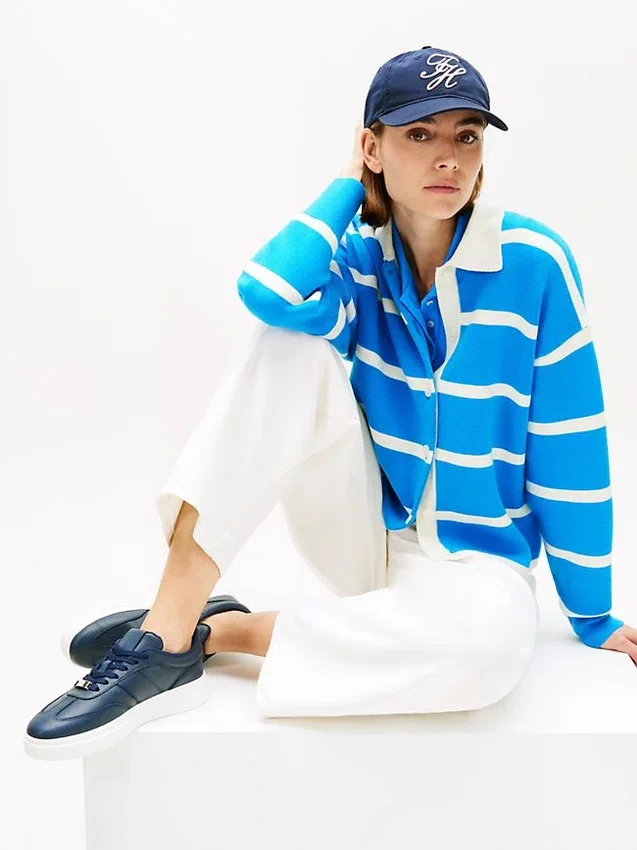 Pebbled Leather Court Sneaker Pebbled Leather Court Sneaker